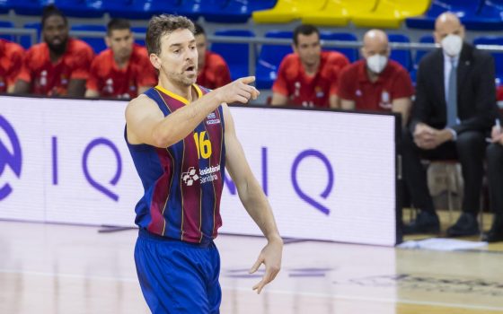 FC Barcelona head coach on Pau Gasol: “I’m focused on working with what I have”