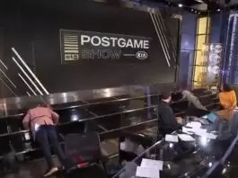 Watch Shaq & Dwyane Wade do push-ups on TNT after losing bet to Candace Parker