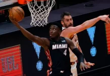 Victor Oladipo suffers apparent knee injury in game vs. Lakers