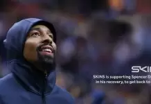 SKINS is supporting Spencer Dinwiddie in his recovery back to the NBA Spencer Dinwiddie