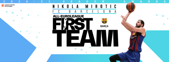 FC Barcelona superstar Nikola Mirotic selected for All-EuroLeague First Team