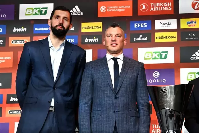 Nikola Mirotic Sarunas Jasikevicius FC Barcelona