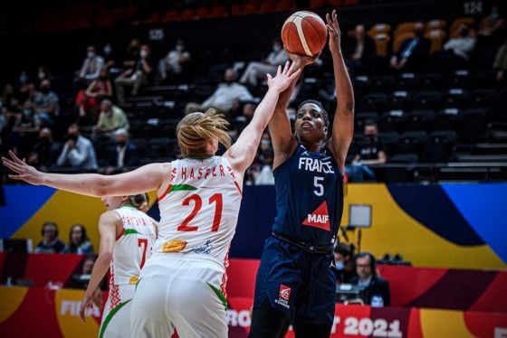 France rallies past Belarus to reach the Final of the 2021 FIBA Women’s EuroBasket