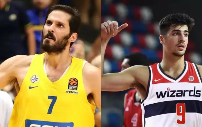 Omri Casspi and Deni Avdija