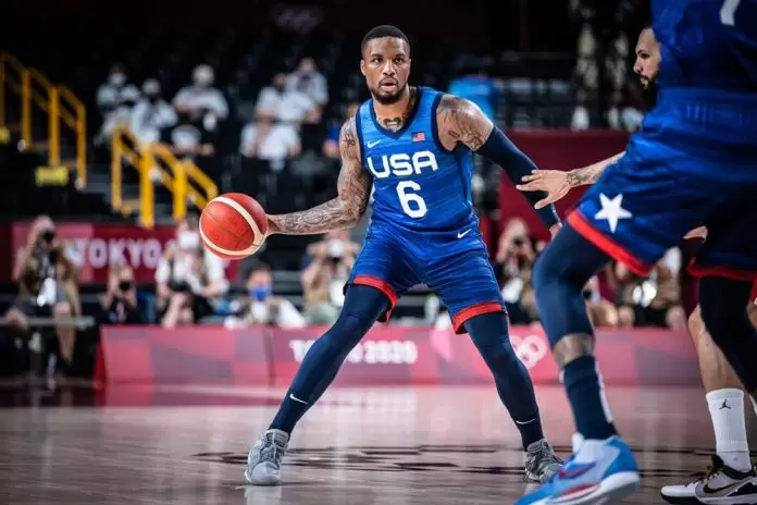 Damian Lillard Team USA France