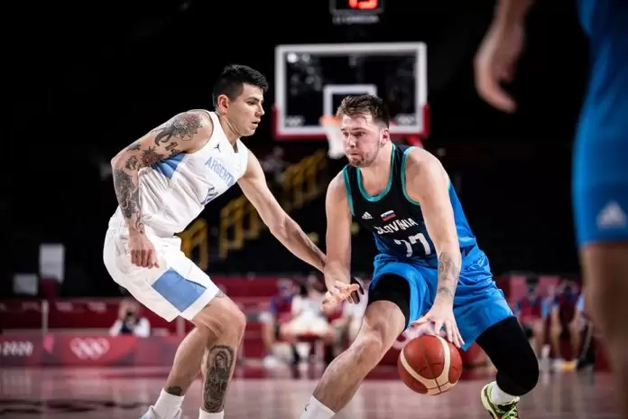 Luka Doncic Gabriel Deck Slovenia Argentina Luka Doncic Gabriel Deck Slovenia Argentina