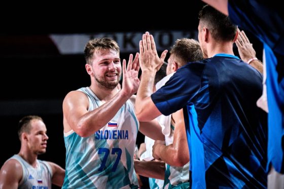 Luka Doncic flirts with triple-double to lead Slovenia to the semi-finals