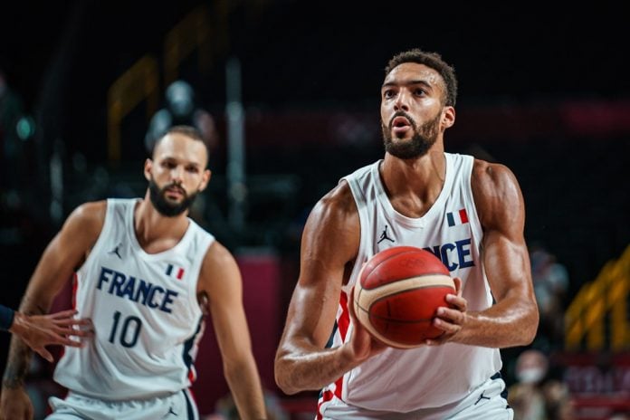 Rudy Gobert Evan Fournier France Team USA Rudy Gobert Evan Fournier France Team USA