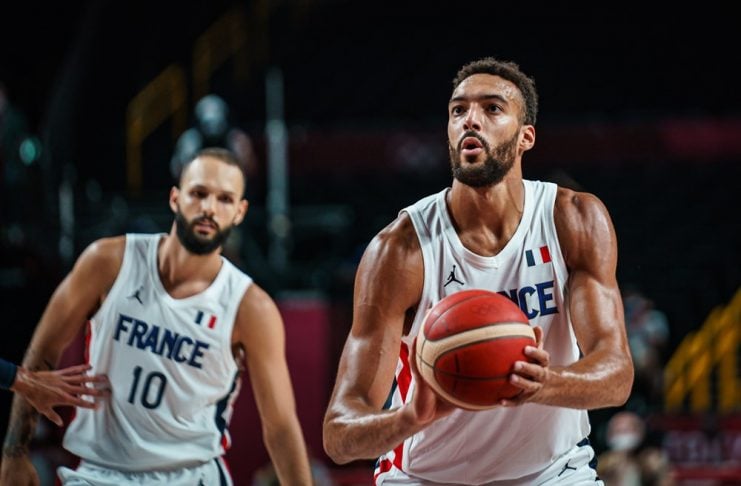 Rudy Gobert Evan Fournier France Team USA