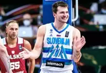 Luka Doncic leads Slovenia to its second victory in the Kaunas Olympic Qualifying Tournament