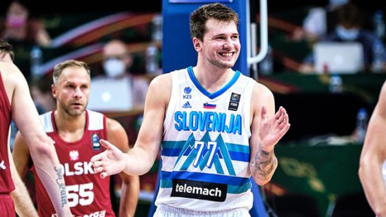Luka Doncic leads Slovenia to its second victory in the Kaunas Olympic Qualifying Tournament