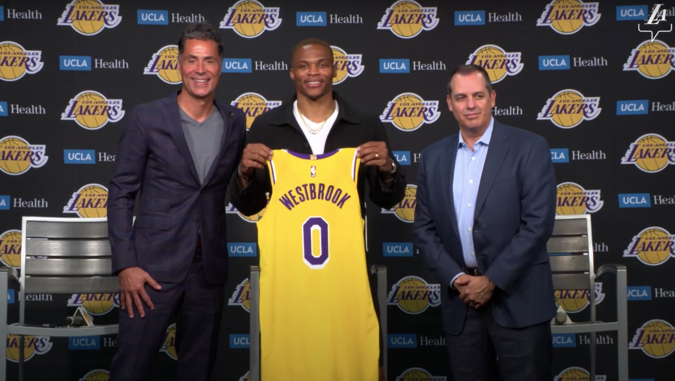 Los Angeles Lakers - Rob Pelinka, Russell Westbrook, Frank Vogel