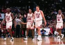 What happened when Luc Longley left Chicago Bulls?