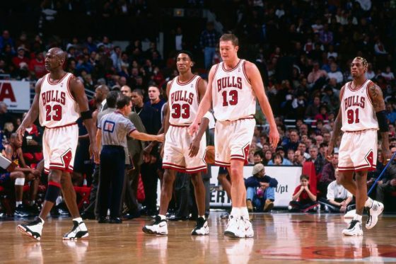What happened when Luc Longley left Chicago Bulls?