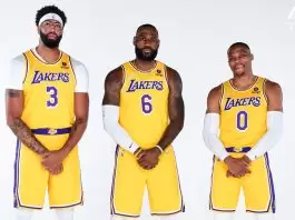 Anthony Davis, LeBron James, Russell Westbrook
