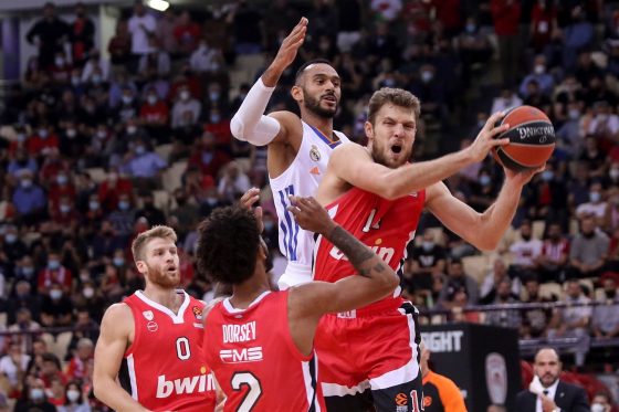 Olympiacos triumphs over Real Madrid in EuroLeague Round 2 Game of The Week – Friday roundup
