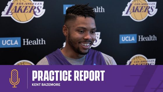 Kent Bazemore on whether he has shown enough to be starter for Lakers