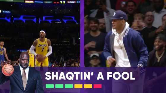 Carmelo Anthony wins season’s first Shaqtin’ A Fool