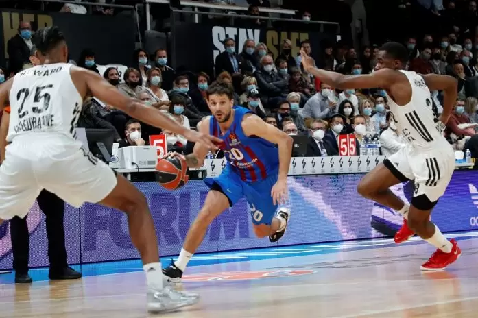 Nicolas Laprovittola FC Barcelona ASVEL Villeurbanne Nicolas Laprovittola FC Barcelona ASVEL Villeurbanne