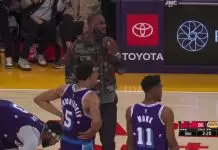 Frank Vogel reacts to Anthony Davis getting ejected vs. Bulls