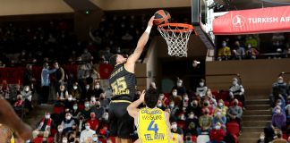 Mike James Monaco Maccabi Tel-Aviv EuroLeague Round 19