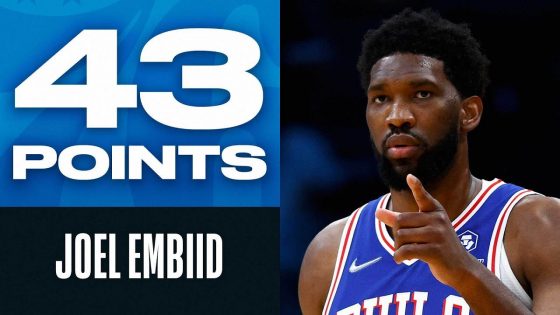 Joel Embiid after his 43-point game vs the Hornets: “I’m not even close to [100 percent]”
