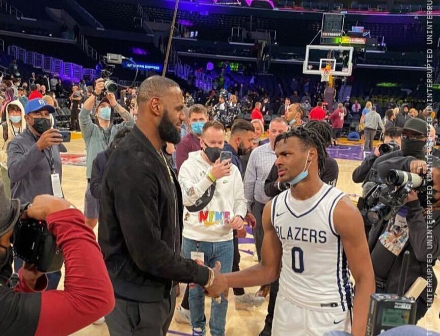 LeBron James, Bronny James