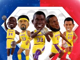 FOCO Lakers Bobbleheads