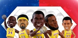 FOCO Lakers Bobbleheads