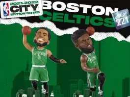 FOCO BOSTON CELTICS CITY JERSEY BOBBLEHEADS