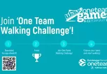 European basketball clubs throw a challenge – which club will walk more?