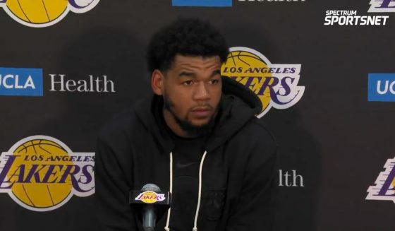 Mason Jones reacts to getting a chance to play for Lakers