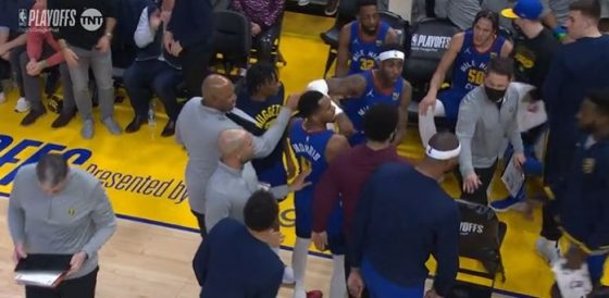 Will Barton and DeMarcus Cousins clash on Nuggets bench during timeout vs. Warriors [VIDEO]
