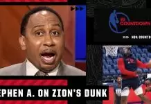 Stephen A. on Zion Williamson’s 360 dunk: IT MAKES ME WANT TO THROW UP!