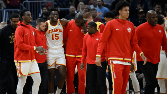 Report: Hawks with ‘initial optimism’ that Clint Capela didn’t suffer a major knee damage vs Cavs￼