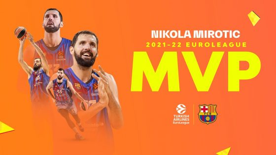 2021-22 Turkish Airlines EuroLeague MVP: Nikola Mirotic, FC Barcelona