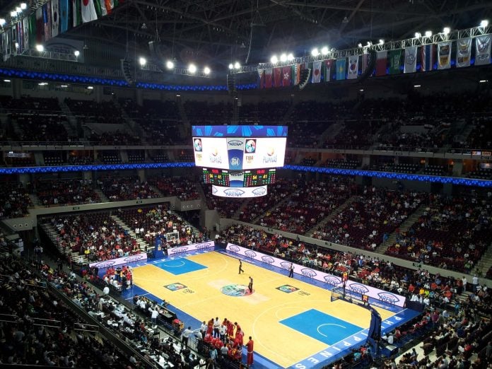 The Mall of Asia Arena during the 2013 FIBA Asia Championship.