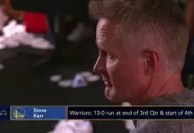 Steve Kerr to Warriors players: “We’re going to finish this in Boston!”