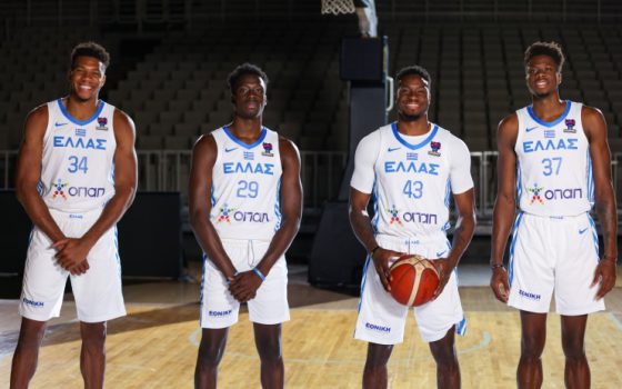 Giannis Antetokounmpo and his three brothers getting ready to represent Greece at EuroBasket 2022