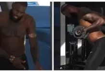 LeBron James pumping iron on a yacht in Italy (VIDEO)
