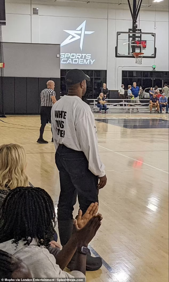 Kanye West wears ‘White Lives Matter’ to daughter’s basketball game