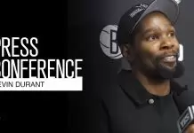 Kevin Durant on Kyrie Irving: “His spirits is high”