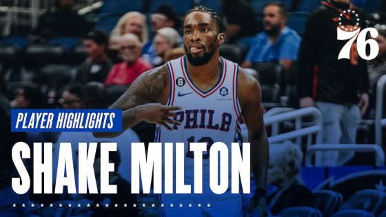 Shake Milton talks about his impressive run as 76ers miss their stars
