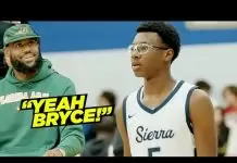 Bryce James plays his first varsity game for Sierra Canyon (VIDEO)