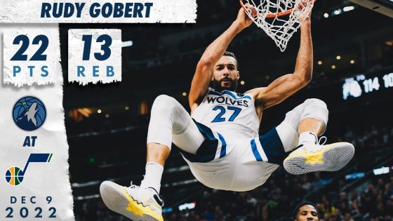 Rudy Gobert on his return to Utah: “It was a little emotional”