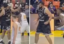 Dwight Howard battling 7’5″ Sim Bhullar in Taiwan (VIDEO)