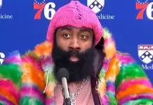 James Harden makes fashion statement on Christmas Day