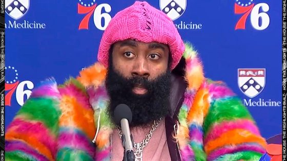 James Harden makes fashion statement on Christmas Day