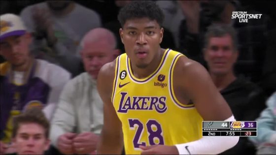 Rui Hachimura reacts to his debut with Lakers
