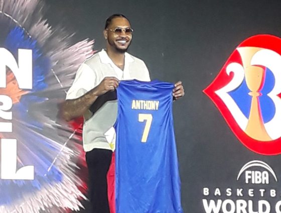 Carmelo Anthony glad not needed to compete anymore against fellow FIBA Global Ambassadors Pau Gasol, Luis Scola